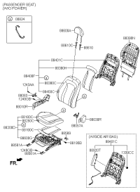 885234M000VA-KNOB-POWER SEAT RECLINER