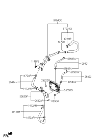 975402W500-PIPE ASSY-REAR HEATER WATER