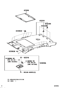 6330633180B0-TRIM SUB-ASSY, SUNSHADE