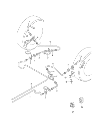 7H0611776C-HOSE-BRAKE RR