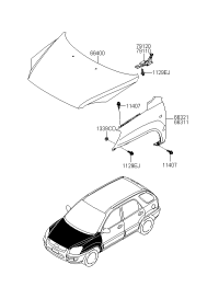 663111F130-Panel-fender, lh
