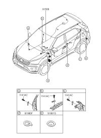 91500C9071-WIRING ASSY-FLOOR