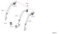 888846LA0A-Belt assy-extn