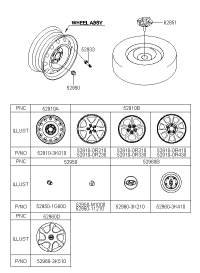529100R410-WHEEL ASSY-ALUMINIUM