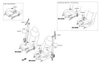 888104V000RY-SEAT BELT ASSY-FRONT,LH