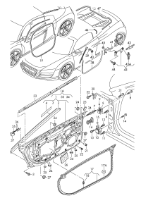 420831052C-Door porsche cayenne: