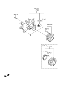 52720C5000-CARRIER ASSY-REAR AXLE,RH