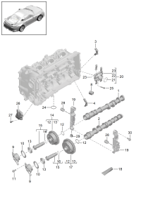 9A110505491-ADJUSTER,CAMSHAFT EXHAUT-X156
