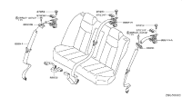 88844JN01B-Belt assy-ctr rr