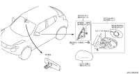 963024AU0B-MIRROR ASSY-OUT