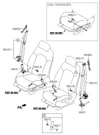 88812C3000-BOLT-S/BELT ANCHOR MTG