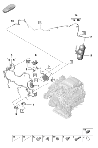 PAB131055E-PORSCHE CAYENNE VACUUM LINE