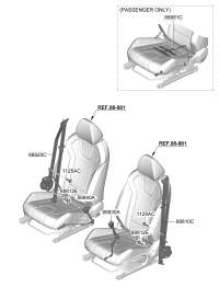 88810BU000NNB-SEAT BELT ASSY-FRONT,LH