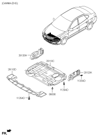 291100Q300-Pnl assy-under cover