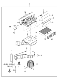 971123F000-Motor Fan Assyac Blower