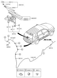 987002P000-MOTOR & LINKAGE ASSY-RR WIPER