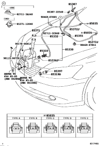 8538130210-NOZZLE SUB-ASSY, WASHER