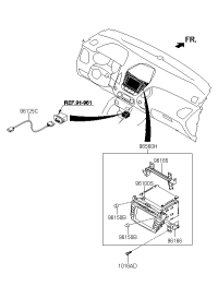 965602Z000TAN-Head assy-navigation