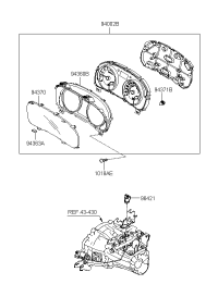 940030M000-Cluster assy-instrument (KPH)