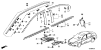 72410TA0A01-Mldg assy-fr dr glass