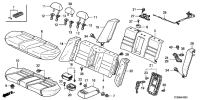 82137SDA003-Clip, rr. seat cushi