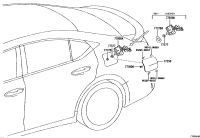 7703033080-LOCK ASSY, FUEL LID W/MOTOR