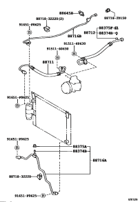 887126A110-HOSE, COOLER REFRIGERANT SUCTION, NO.1