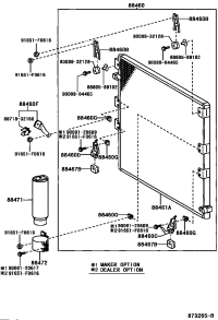 8868860570-BRACKET, COOLER CONDENSER, NO.1