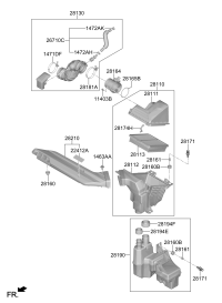 28110BU000-AIR CLEANER