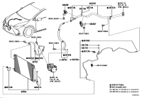 8868802E90-Bracket, cooler refrigerant hose, no.1