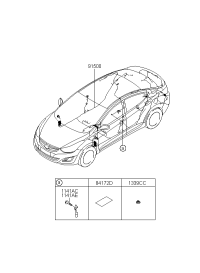 915004V050-WIRING ASSY-FLOOR