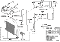 8868806370-Bracket, cooler refrigerant hose, no.1
