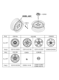 529100Q500-WHEEL ASSY-ALUMINIUM