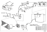 8868802B80-Bracket, cooler refrigerant hose, no.1
