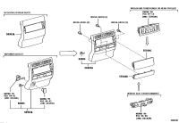 5890360161C0-PANEL SUB-ASSY, CONSOLE REAR END