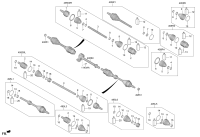49500N8000-JOINT ASSY-CV LH