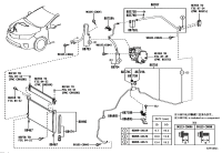 8868802C10-Bracket, cooler refrigerant hose, no.1