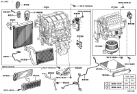 8710648170-DAMPER SERVO SUB-ASSY, AIR CONDITIONER RADIATOR, NO.1
