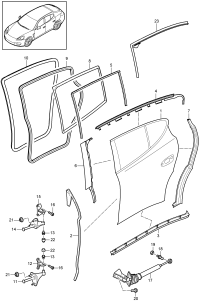 97053201100GRV-Door sub-assy