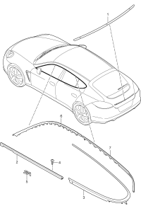 97053615526041-Mldg seal high gloss deprecated parts black