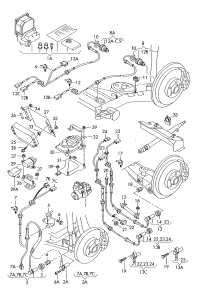 4B0927807Q-SENSOR,WHEEL SPEED FR LH-W212