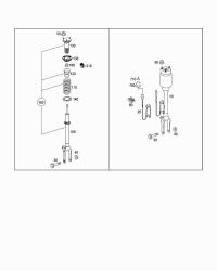 AIR SPRING STRUT FRT-R(W251)