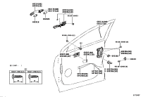 692500R010E0-COVER, BACK DOOR OUTSIDE HANDLE, RH/LH