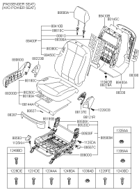 884002B440CMM-BACK ASSY-FR SEAT DRIVER