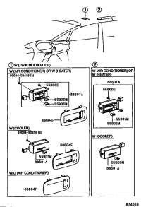 8860428020B0-PANEL SUB-ASSY, COOLER CONTROL