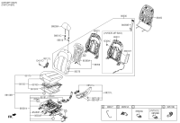 88561C1000-DUCT-FRONT CUSHION,LOWER