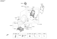 88540J9120TRY-SWITCH ASSY-POWER FR SEAT LH