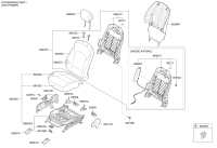88250B8030-PAD ASSY-FR SEAT CUSH PASSENGE