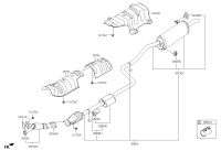 28600J4250-MUFFLER COMPLETE-CENTER