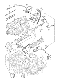 06E133790AA-Hose, vacuum with attachment